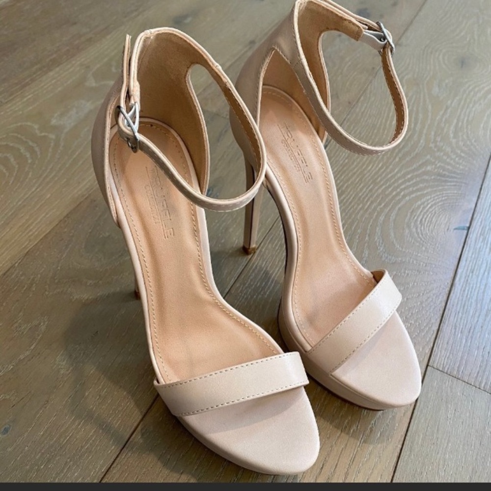 ASOS nude high heels